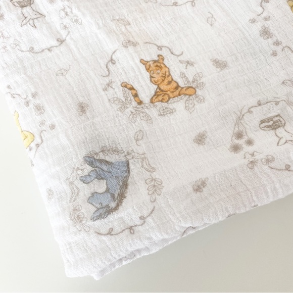 aden + anais Accessories Aden Anais Disney Baby Winnie The Pooh Friends Swaddle Blanket